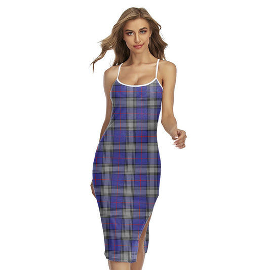 Kinnaird Tartan Plaid Back Cross Cami Dress