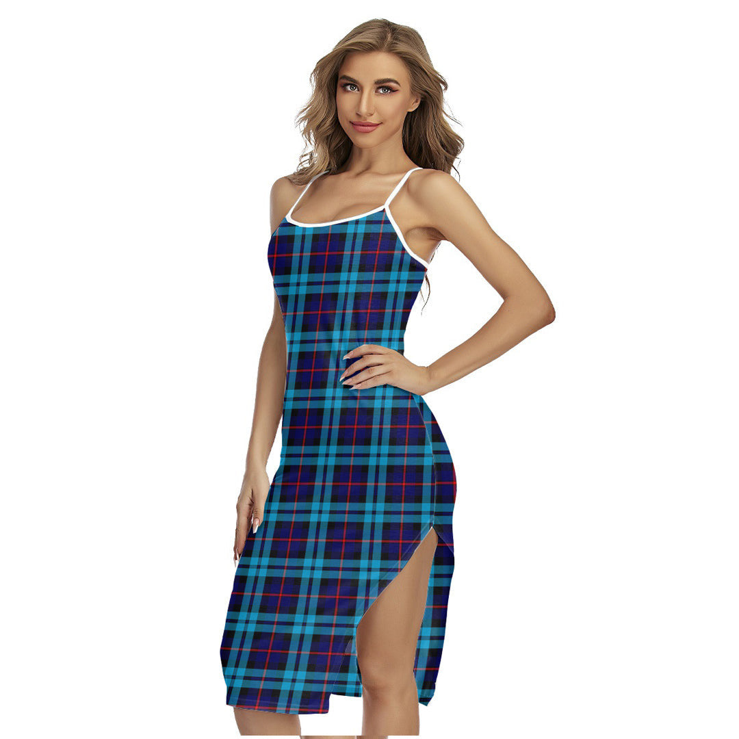 McCorquodale Tartan Plaid Back Cross Cami Dress