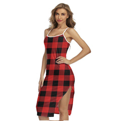 Rob Roy MacGregor Modern Tartan Plaid Back Cross Cami Dress