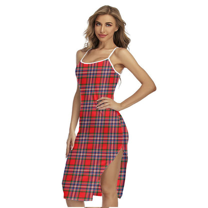 MacFarlane Modern Tartan Plaid Back Cross Cami Dress