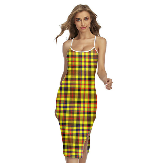 Jardine Tartan Plaid Back Cross Cami Dress