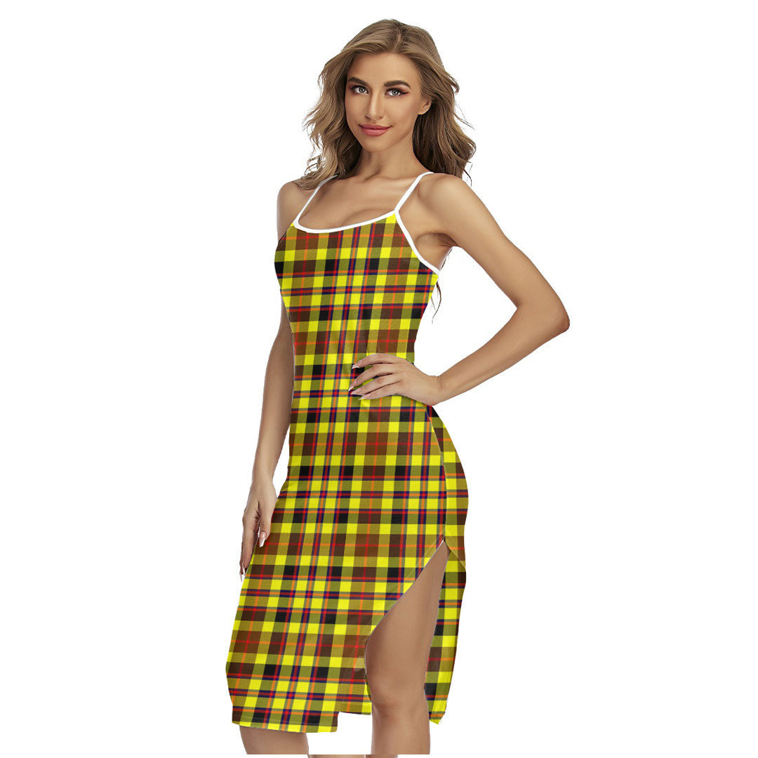 Jardine Tartan Plaid Back Cross Cami Dress