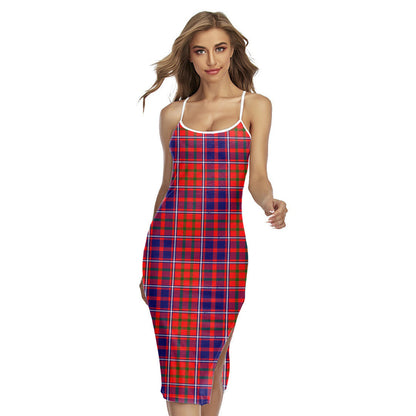 Cameron of Lochiel Modern Tartan Plaid Back Cross Cami Dress