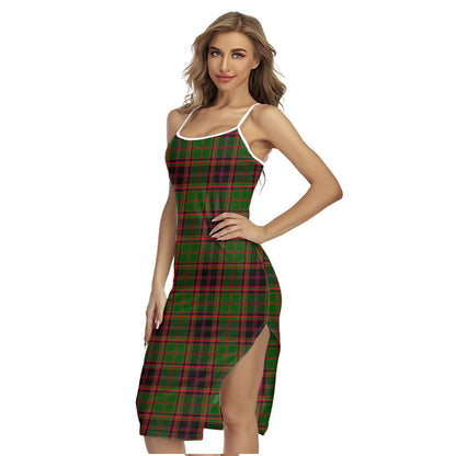 Buchan Modern Tartan Plaid Back Cross Cami Dress