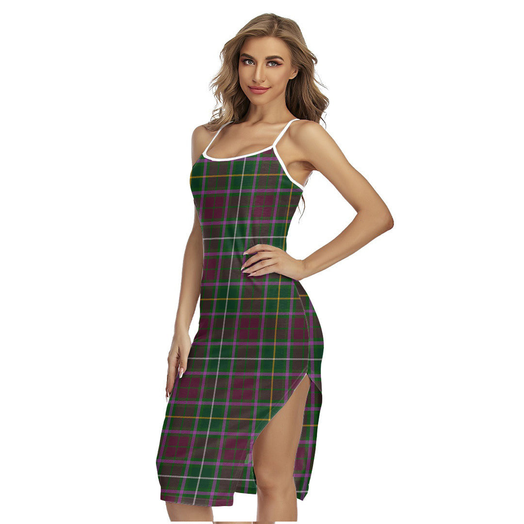 Crosbie Tartan Plaid Back Cross Cami Dress