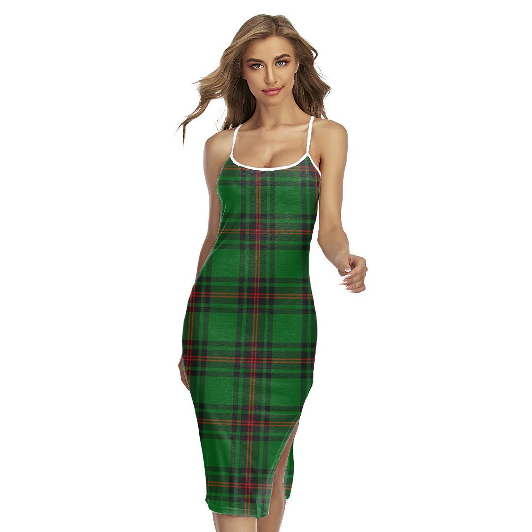 Fife District Tartan Plaid Back Cross Cami Dress
