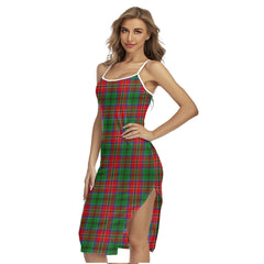McCulloch Tartan Plaid Back Cross Cami Dress