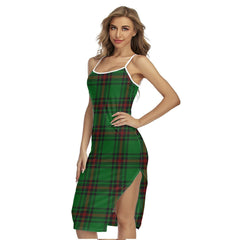 Fife District Tartan Plaid Back Cross Cami Dress