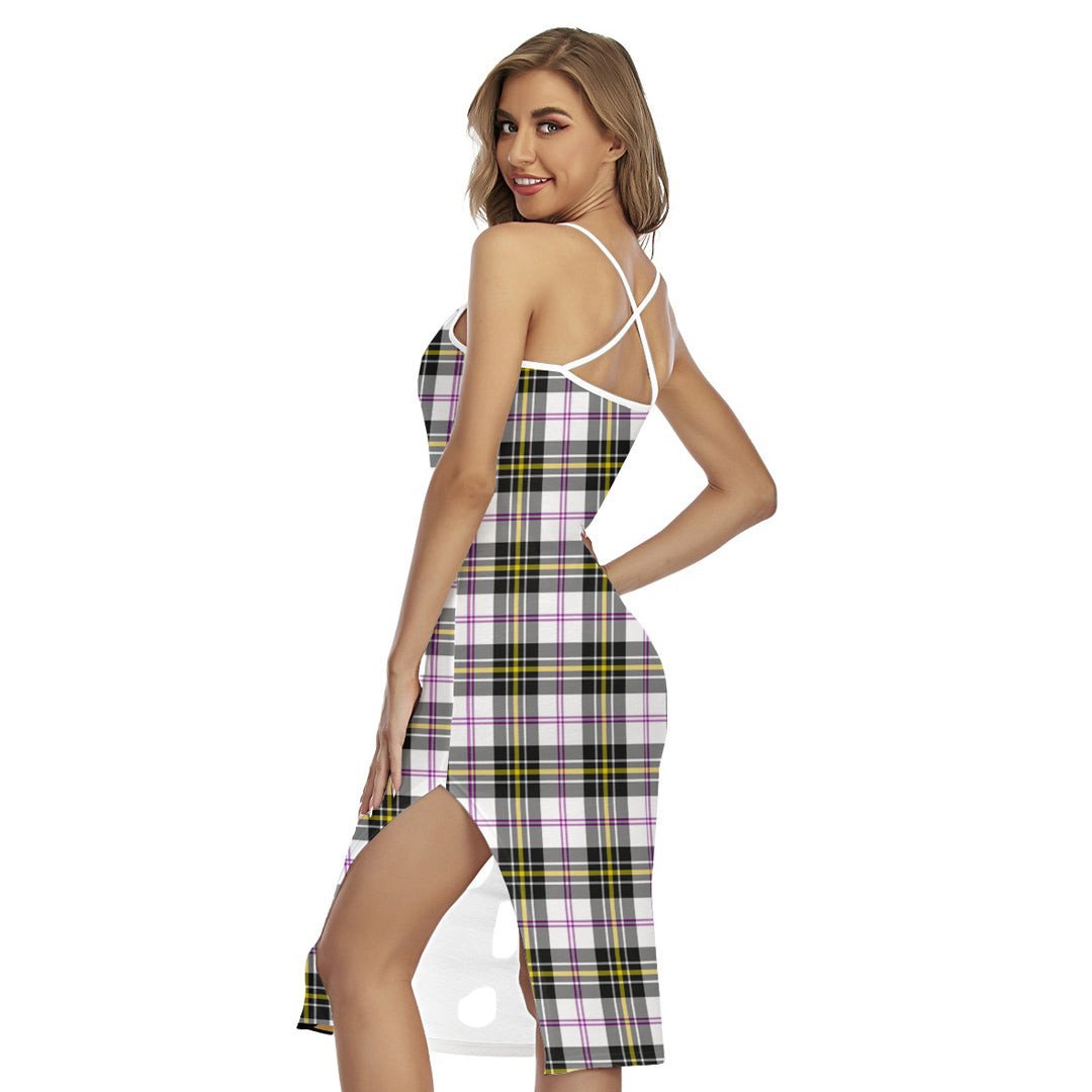 MacPherson Dress Modern Tartan Plaid Back Cross Cami Dress