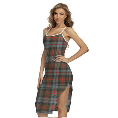 Murray of Atholl Weathered Tartan Plaid Back Cross Cami Dress