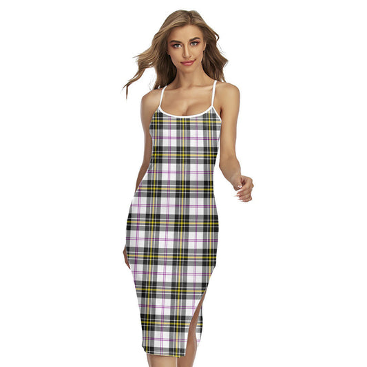 MacPherson Dress Modern Tartan Plaid Back Cross Cami Dress