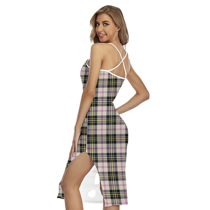 MacPherson Dress Ancient Tartan Plaid Back Cross Cami Dress