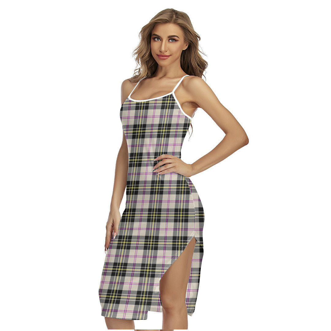 MacPherson Dress Ancient Tartan Plaid Back Cross Cami Dress