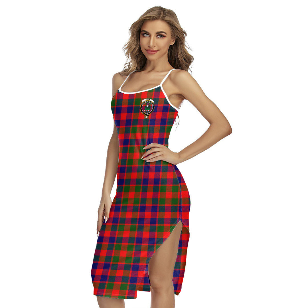 Gow Modern Tartan Crest Back Cross Cami Dress