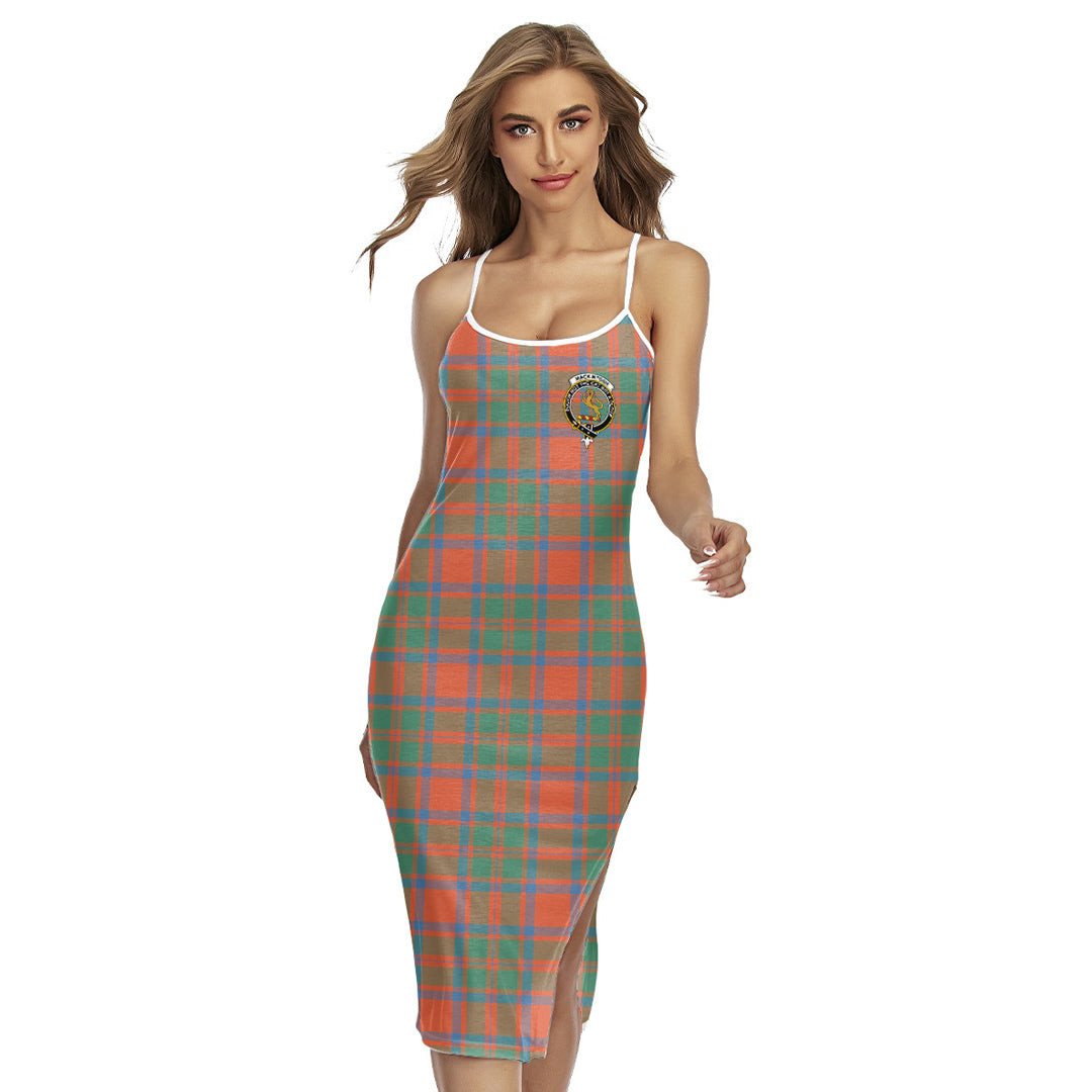 MacKintosh Ancient Tartan Crest Back Cross Cami Dress