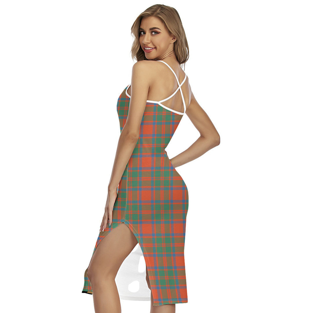 MacKintosh Ancient Tartan Crest Back Cross Cami Dress