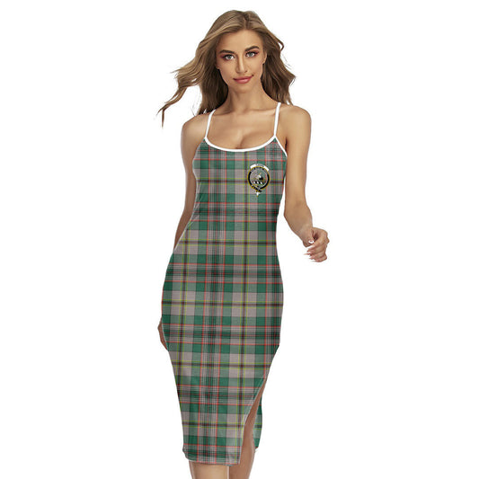 Craig Ancient Tartan Crest Back Cross Cami Dress