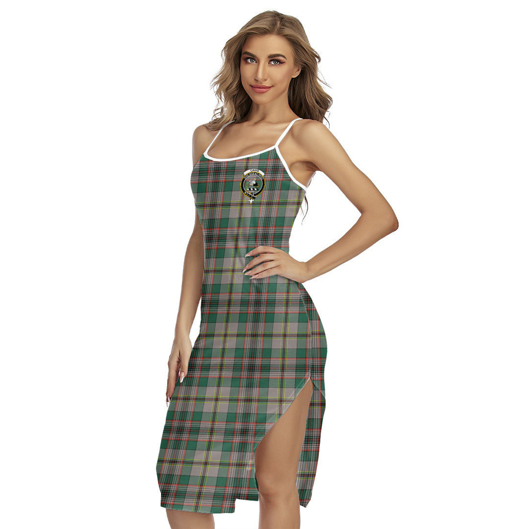 Craig Ancient Tartan Crest Back Cross Cami Dress