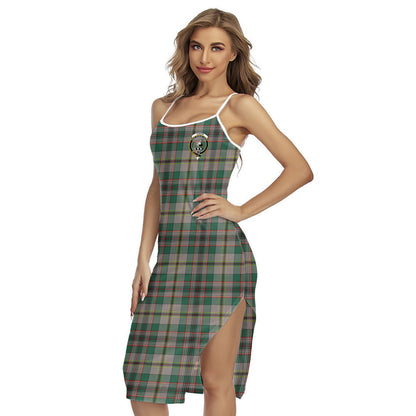 Craig Ancient Tartan Crest Back Cross Cami Dress