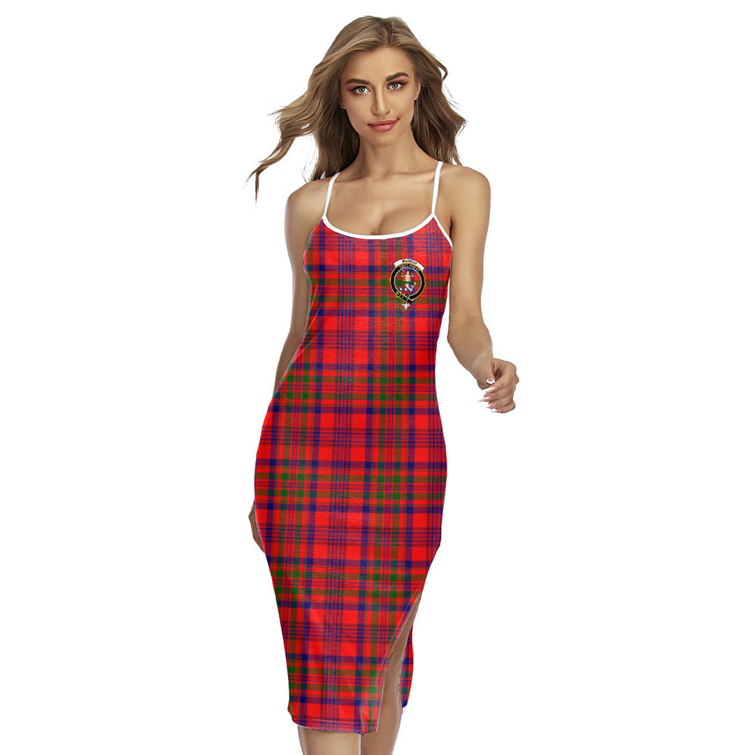 Murray of Tulloch Modern Tartan Crest Back Cross Cami Dress