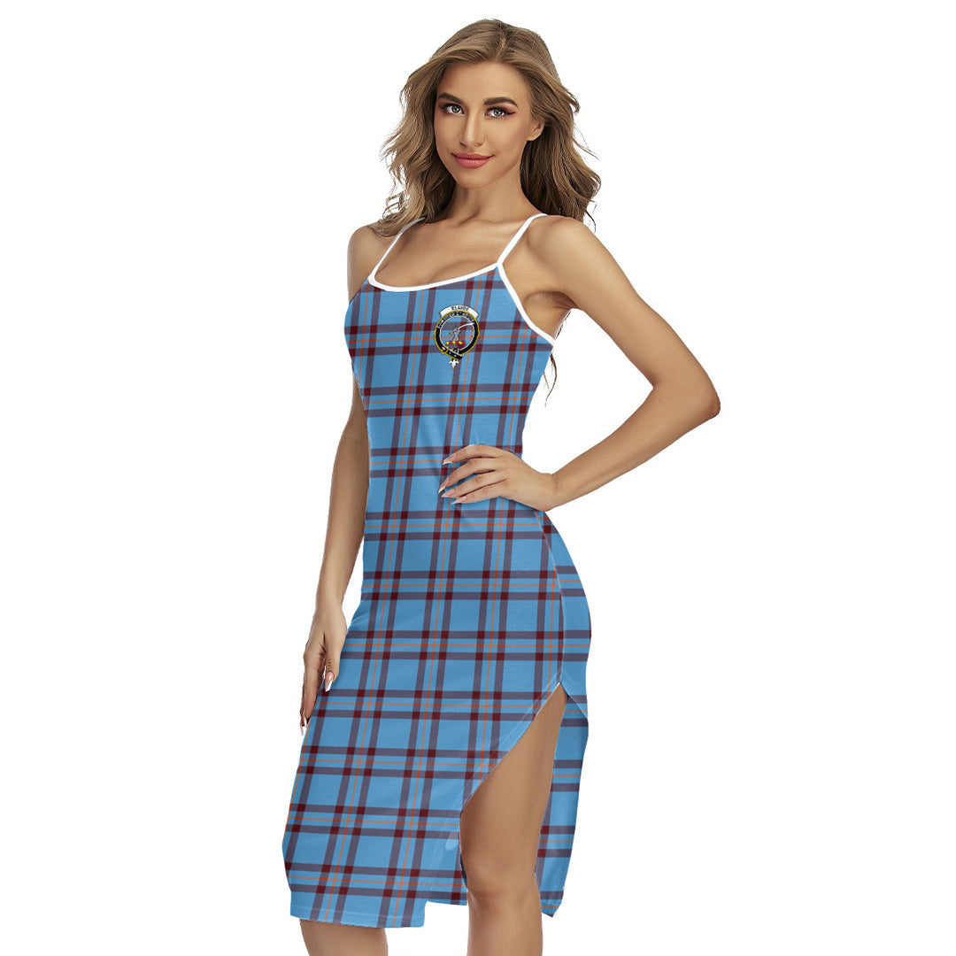 Elliot Ancient Tartan Crest Back Cross Cami Dress