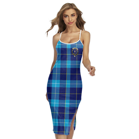 McKerrell Tartan Crest Back Cross Cami Dress