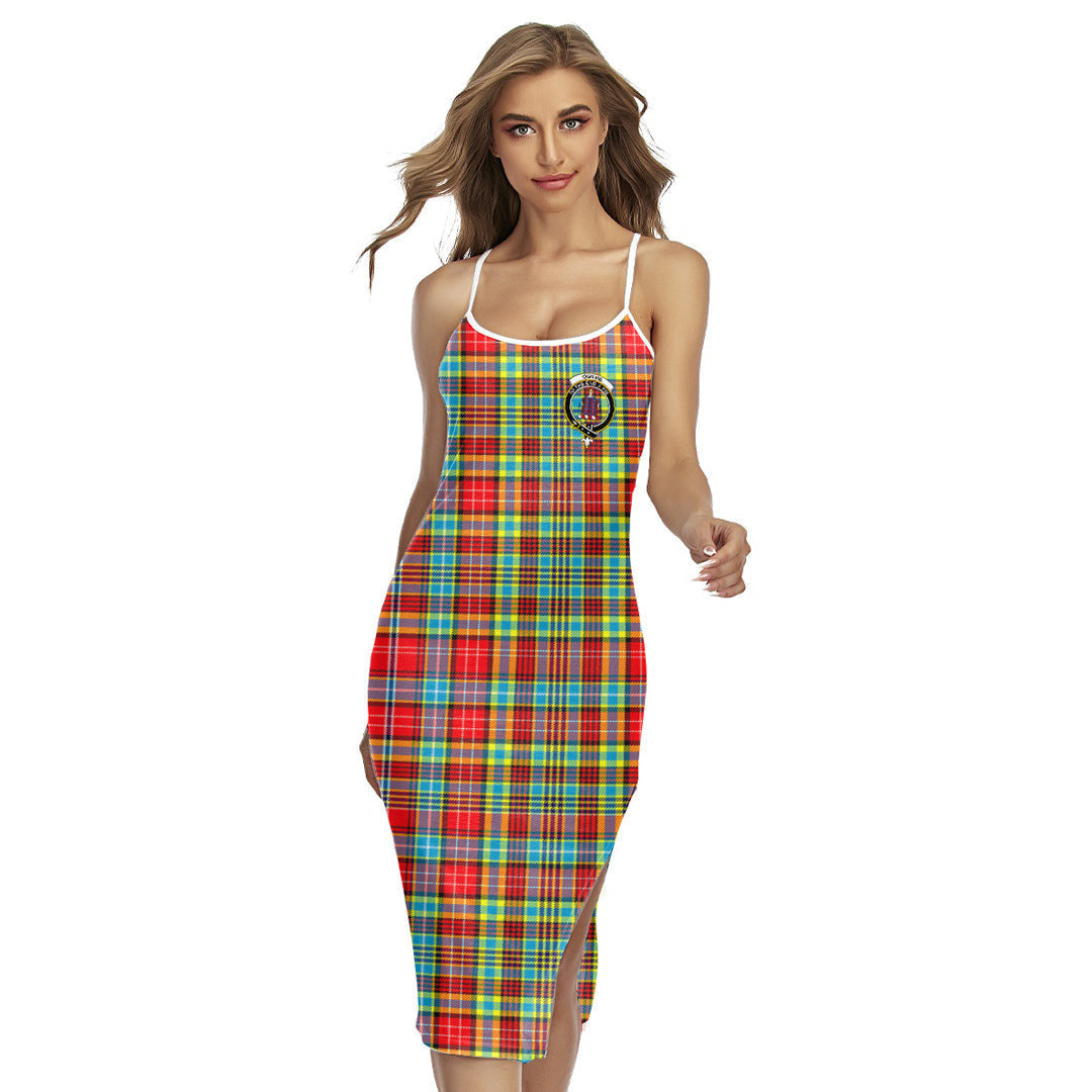 Ogilvie Tartan Crest Back Cross Cami Dress
