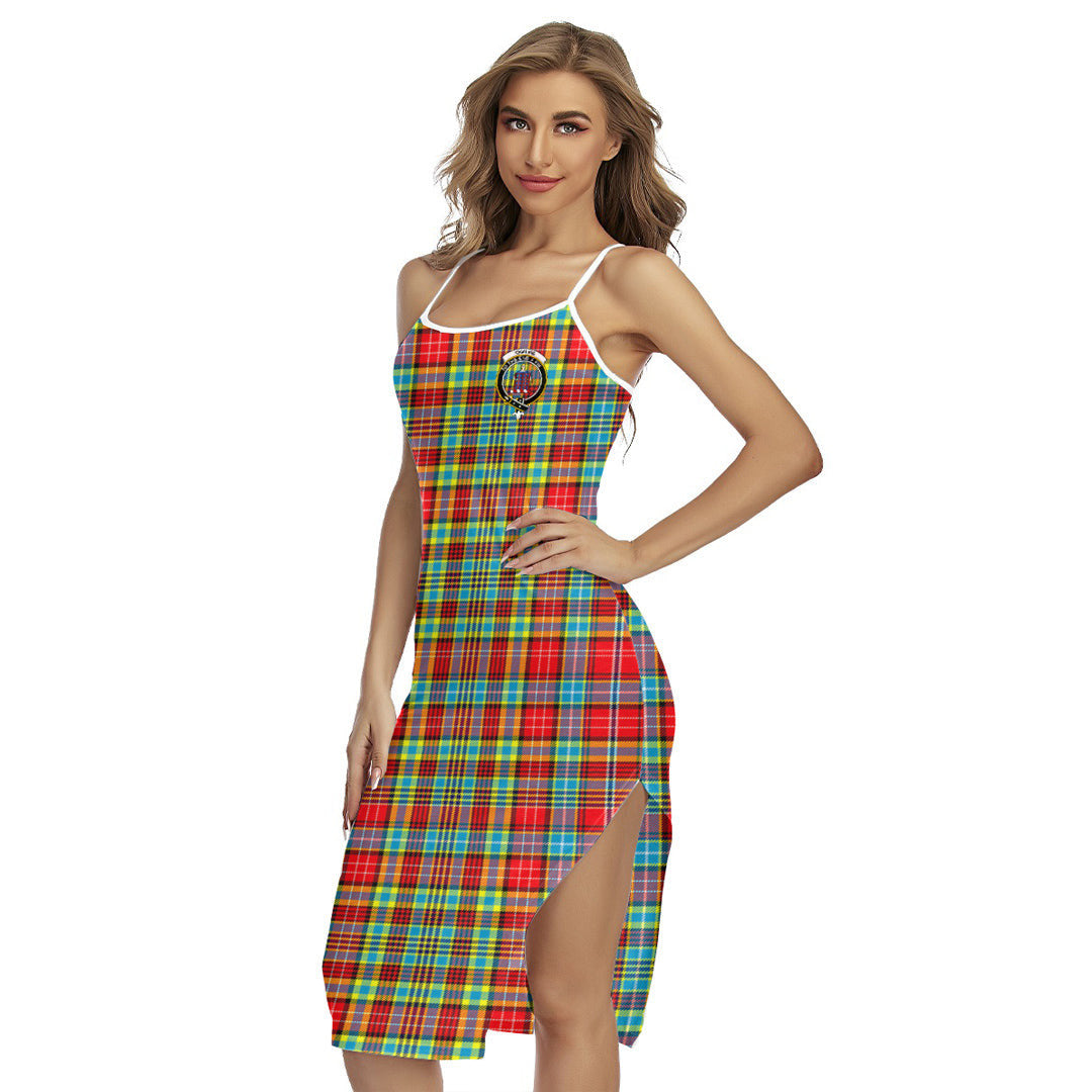 Ogilvie Tartan Crest Back Cross Cami Dress