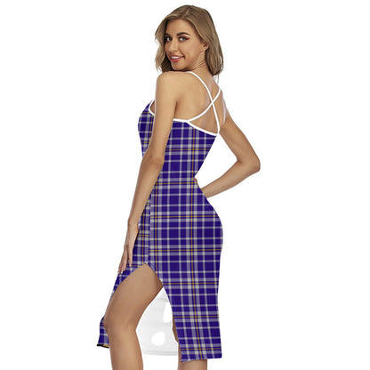 Ochterlony Tartan Crest Back Cross Cami Dress