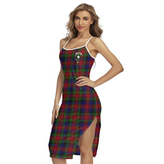 Tennant Tartan Crest Back Cross Cami Dress