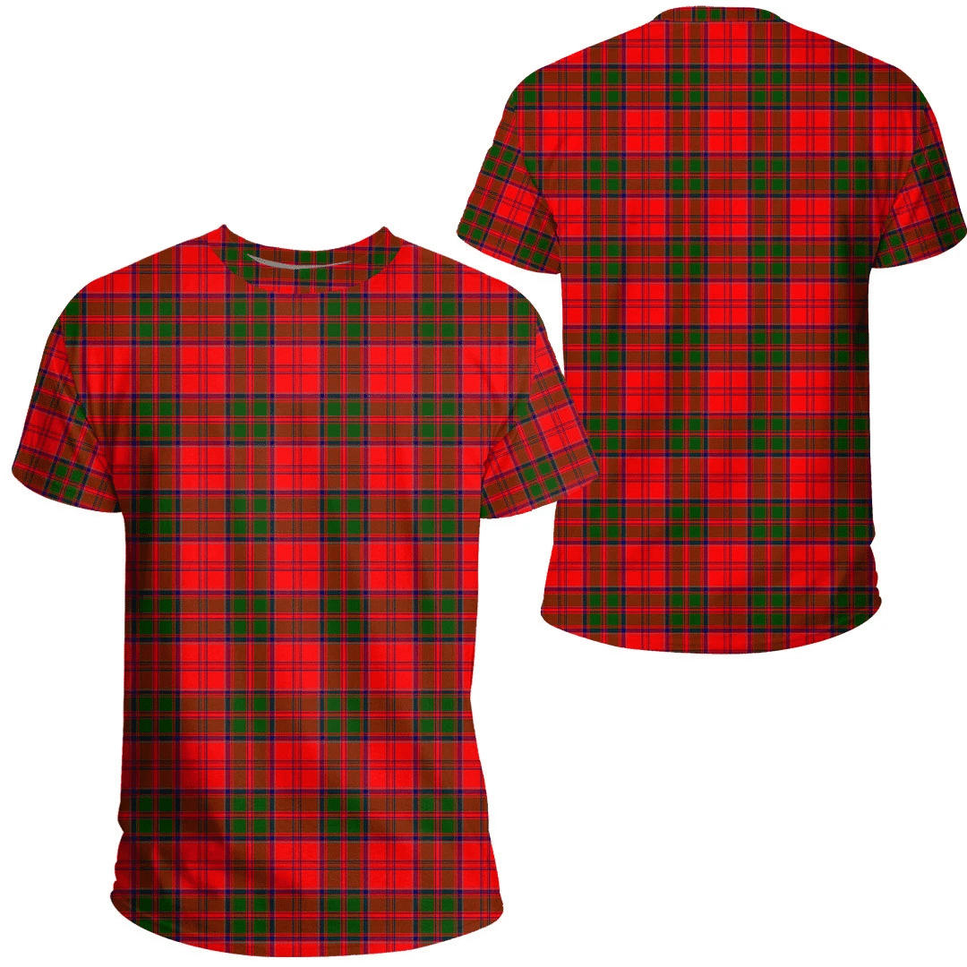 Grant Modern Tartan Plaid TShirt