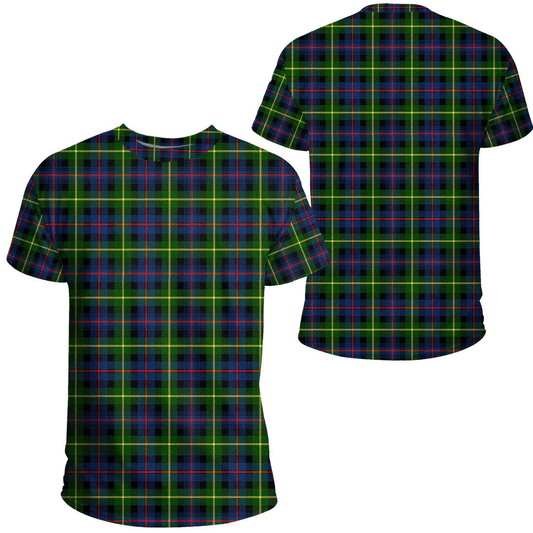 Farquharson Modern Tartan Plaid TShirt