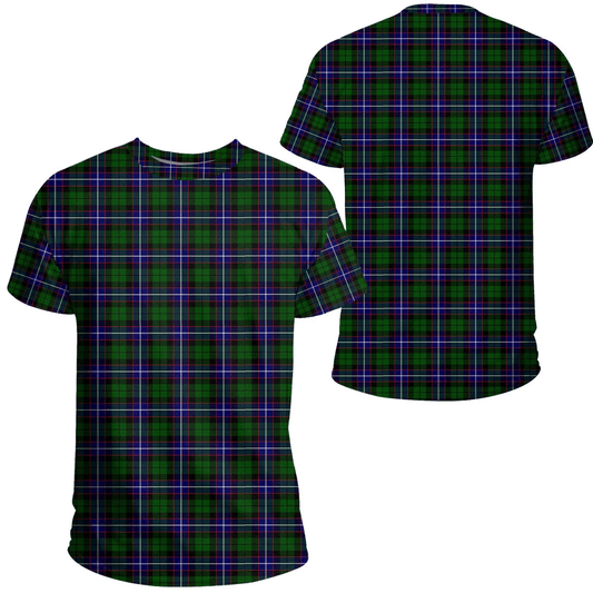 Russell Modern Tartan Plaid TShirt