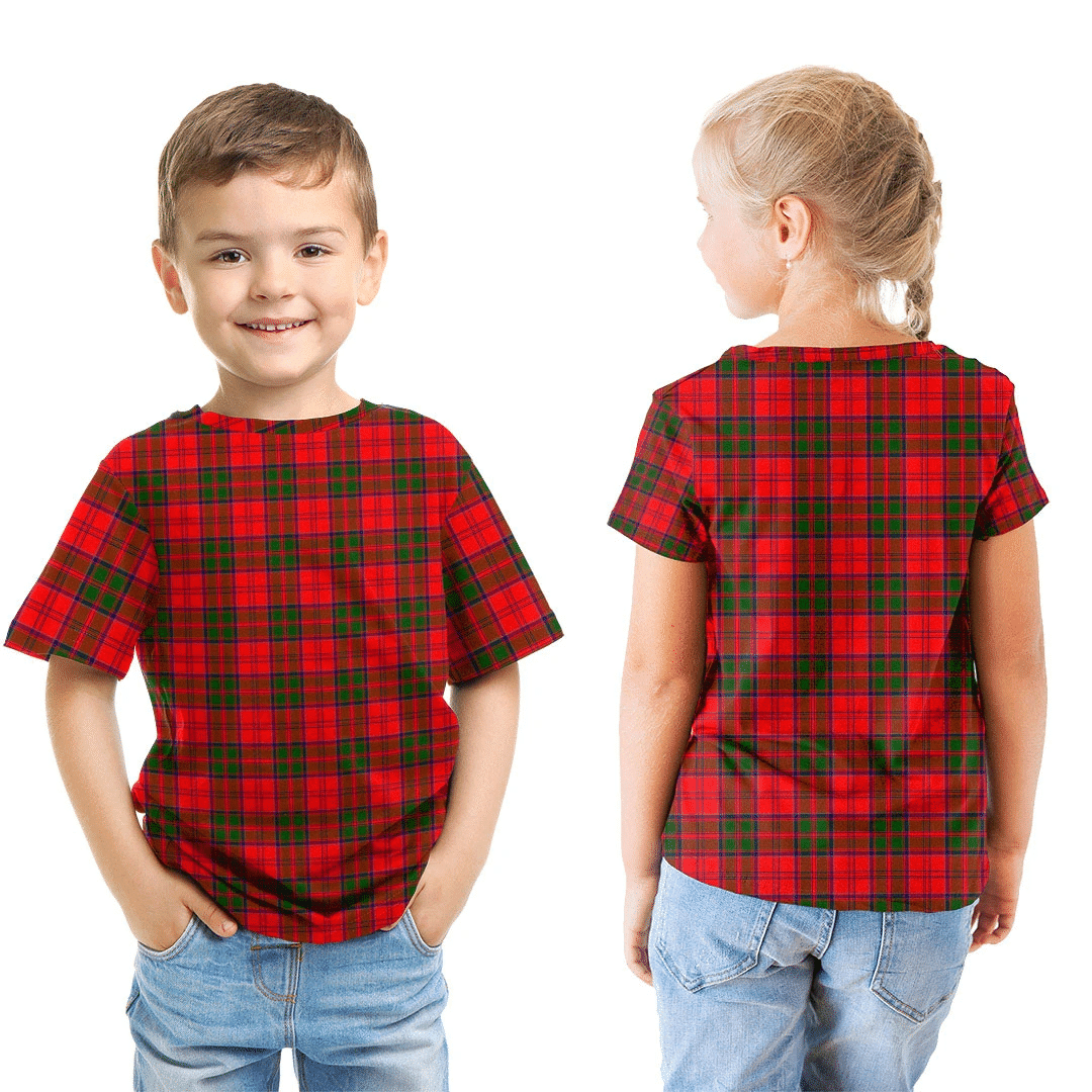 Grant Modern Tartan Plaid TShirt