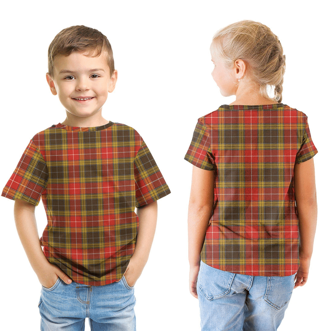 Buchanan Old Set Weathered Tartan Plaid TShirt