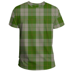 Cunningham Dress Green Dancers Tartan Plaid TShirt