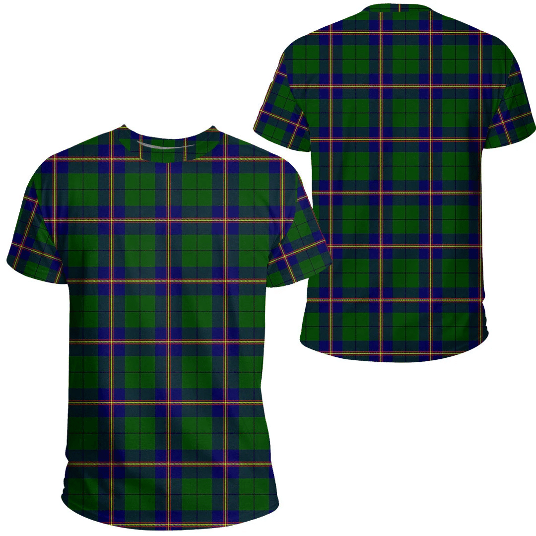 Carmichael Modern Tartan Plaid TShirt