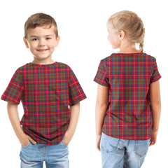 Shaw Red Modern Tartan Plaid TShirt