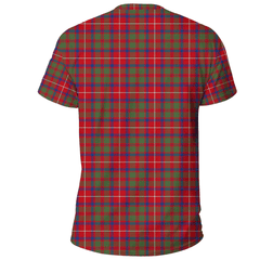 Shaw Red Modern Tartan Plaid TShirt