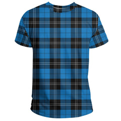 Ramsay Blue Ancient Tartan Plaid TShirt