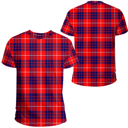 Hamilton Modern Tartan Plaid TShirt