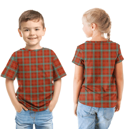 Morrison Red Ancient Tartan Plaid TShirt