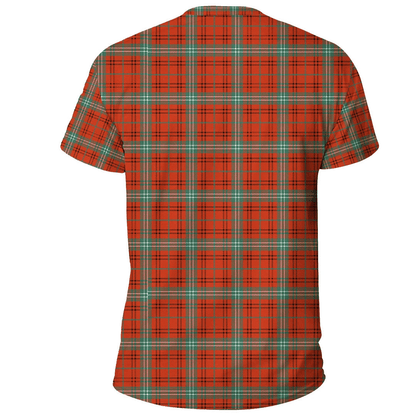 Morrison Red Ancient Tartan Plaid TShirt