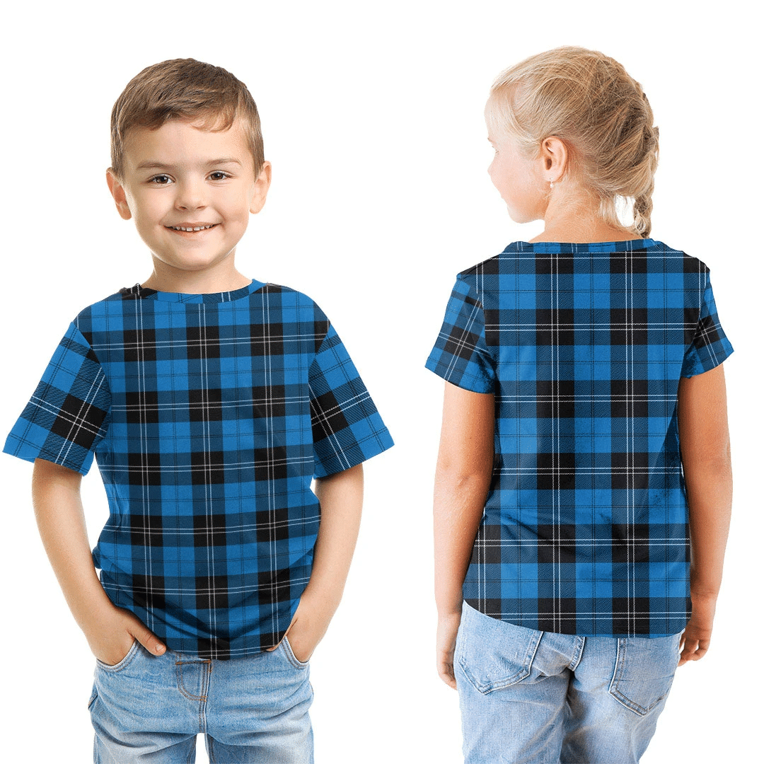 Ramsay Blue Ancient Tartan Plaid TShirt