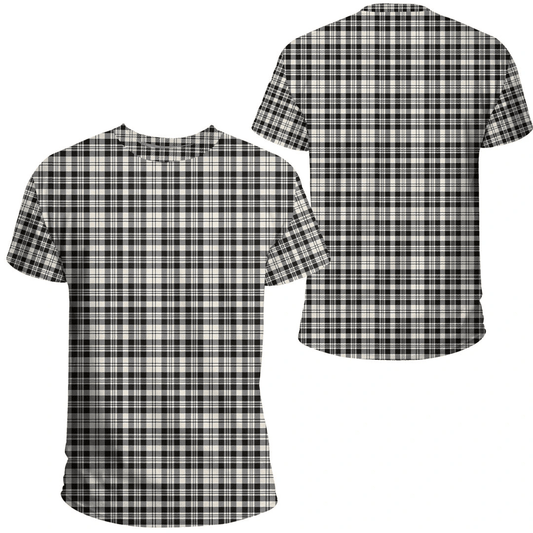 Scott Black & White Ancient Tartan Plaid TShirt