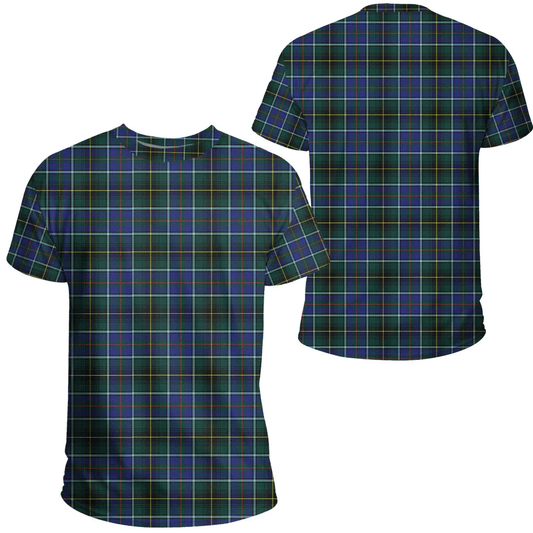 MacInnes Modern Tartan Plaid TShirt