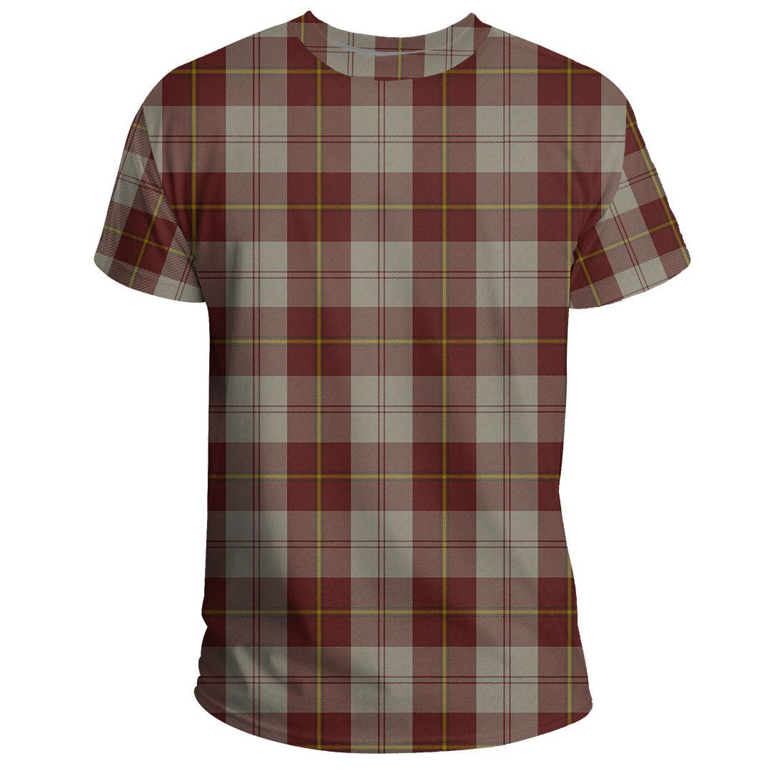 Cunningham Burgundy Dancers Tartan Plaid TShirt