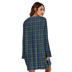 Fletcher Ancient Tartan Crest Loose Crew Neck Dress