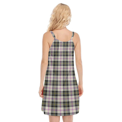 MacPherson Dress Ancient Tartan Plaid O-neck Cami Dress