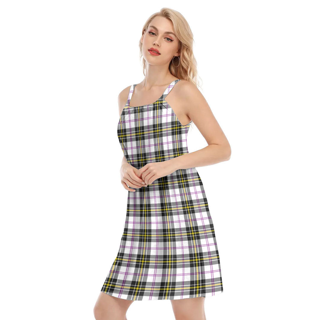 MacPherson Dress Modern Tartan Plaid O-neck Cami Dress